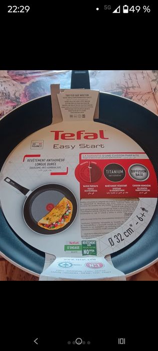 Tigaie Tefal Easy Start 32 cm – Nouă,