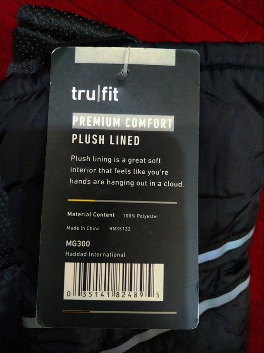 Из США, теплые мужские перчатки TruFit