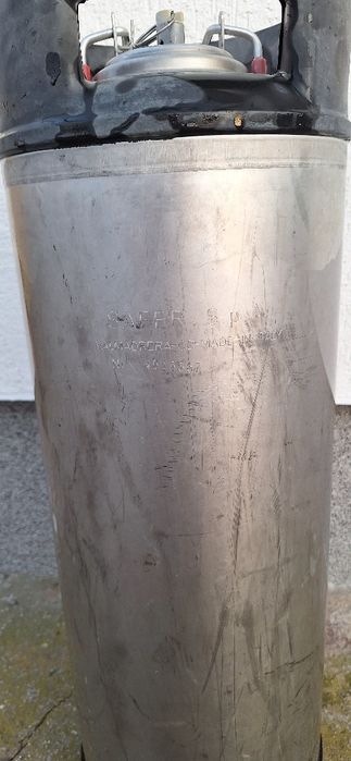 Butoi inox Keg bere 19l