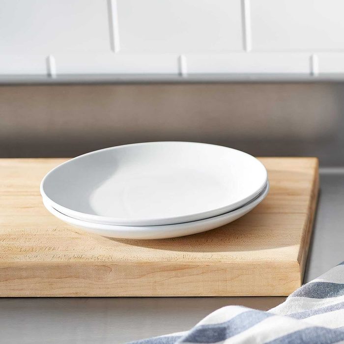 Set de farfurii 12 piese din porțelan 17.8cm alb, pt. uz comercial