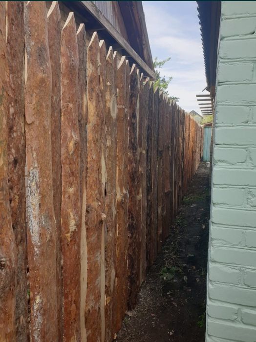 Забор деревянный готовые пролёты.