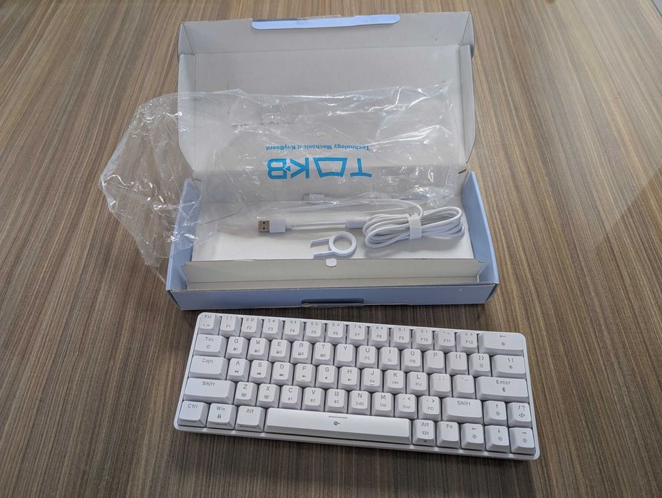 TMKB T63 механична клавиатура с Red Switch и RGB подсветка