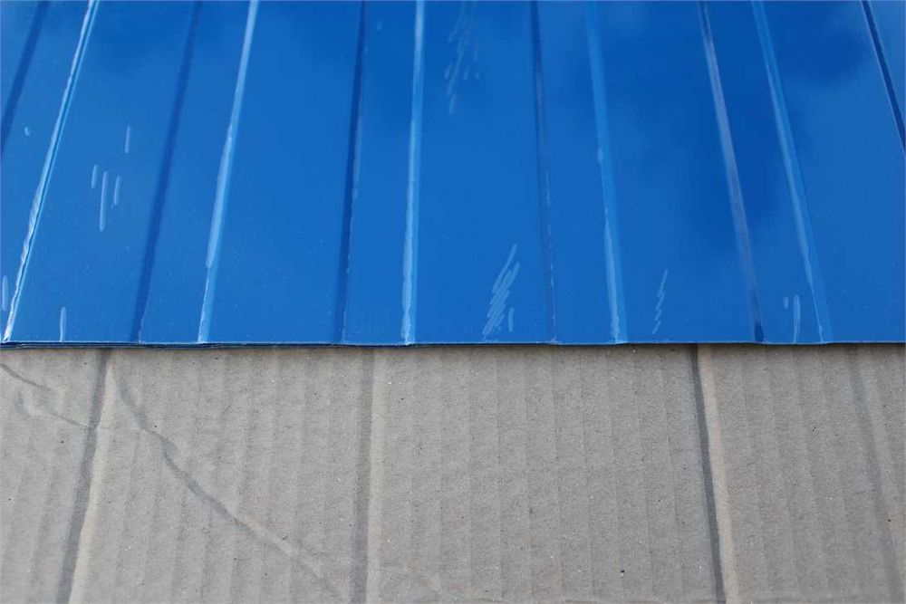 Облицовъчна пластифицирана трапецовидна ламарина TR2x60-1200