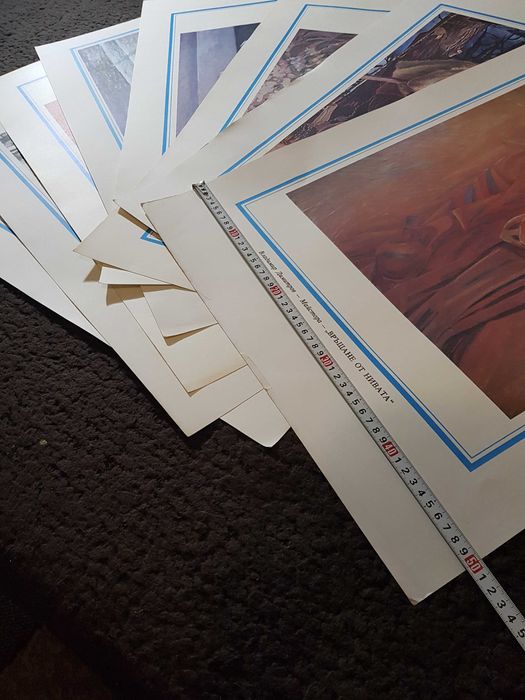 Комплект картини „Бълг. изобраз. изкуство“ №1 - 8 бр