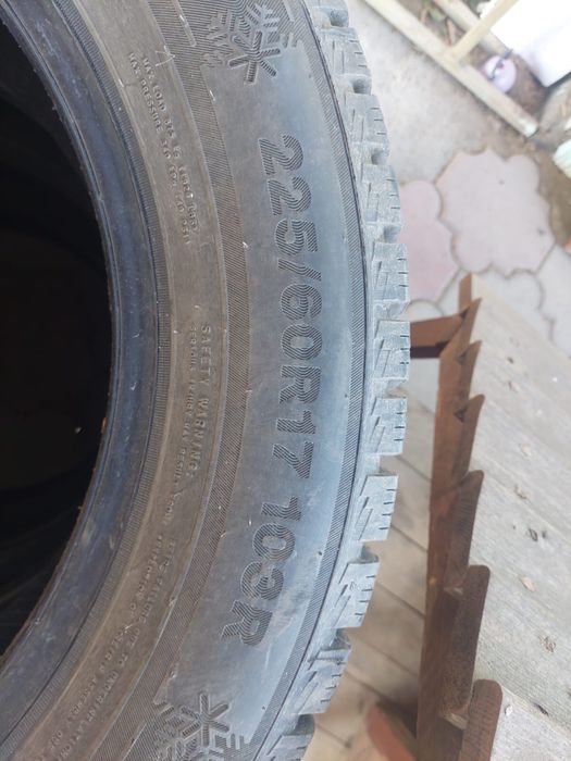 Шины зимние б/у 225/60/17