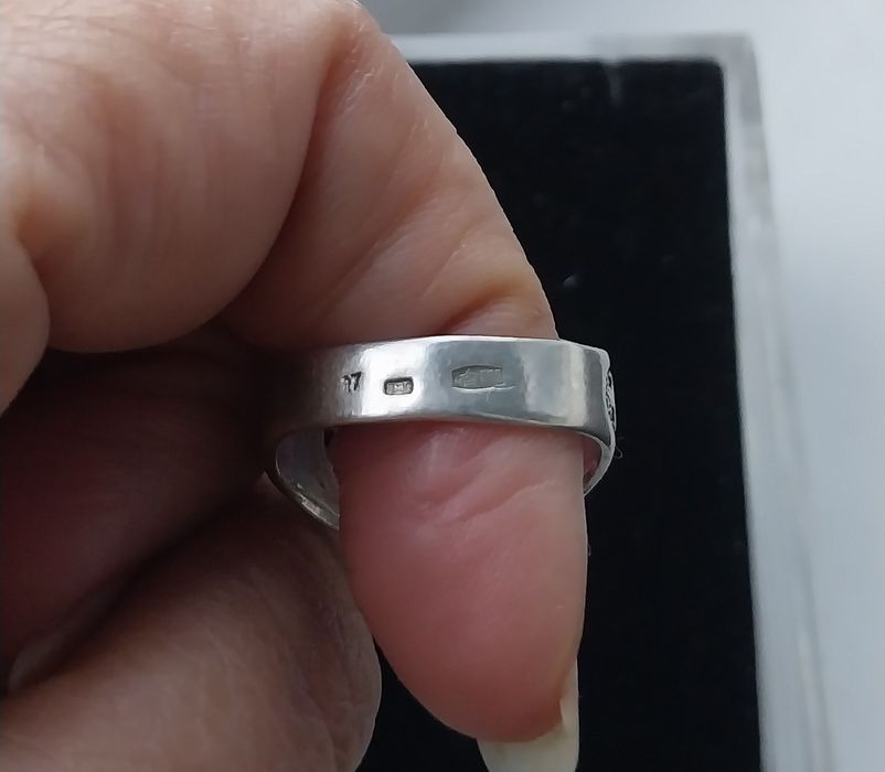 Кольцо серебро 875 проба ссср