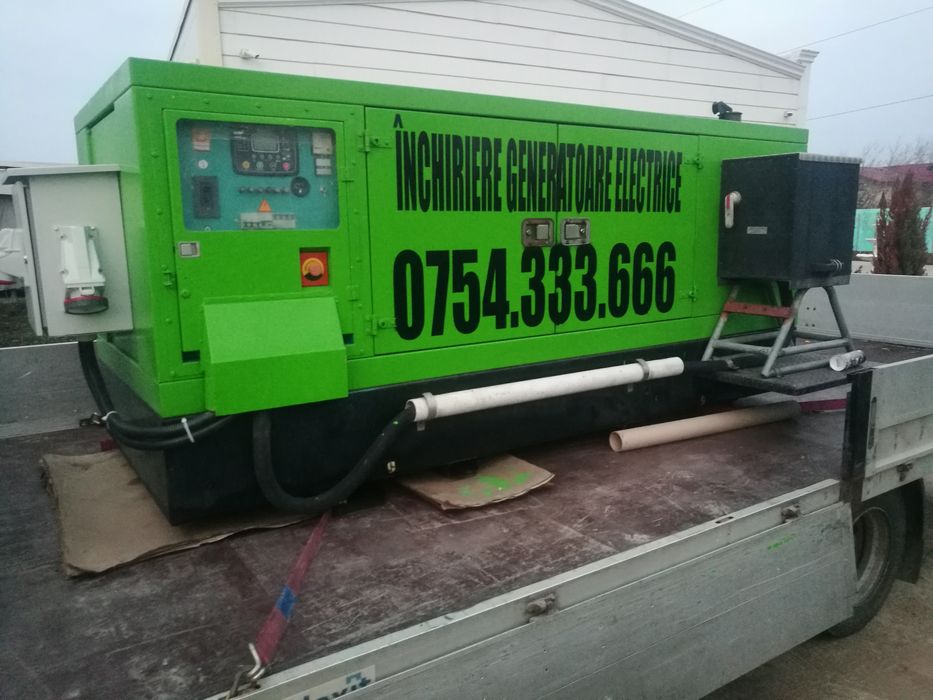 Inchiriere generator electric 100 kVA (putere 80 kW)
