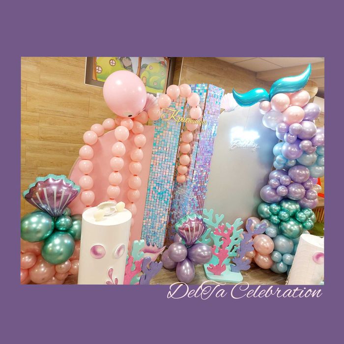 Украса за рожден ден / Украса с балони