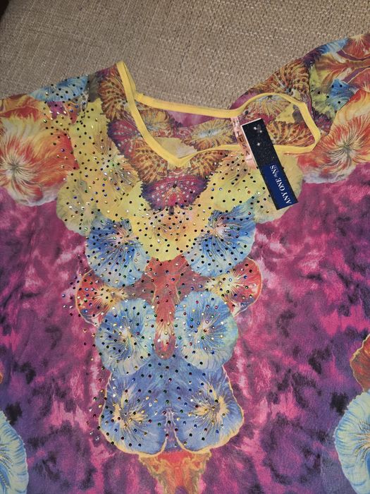 Плажна ефектна туника