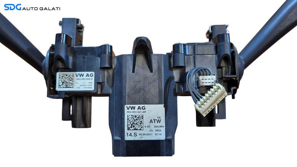 Ansamblu Maneta Manete Bloc Lumni Semnalizare Stergator Volkswagen Tiguan 2008 - 2018 Cod 5K0953502K 5K0953521AR [LR2114]