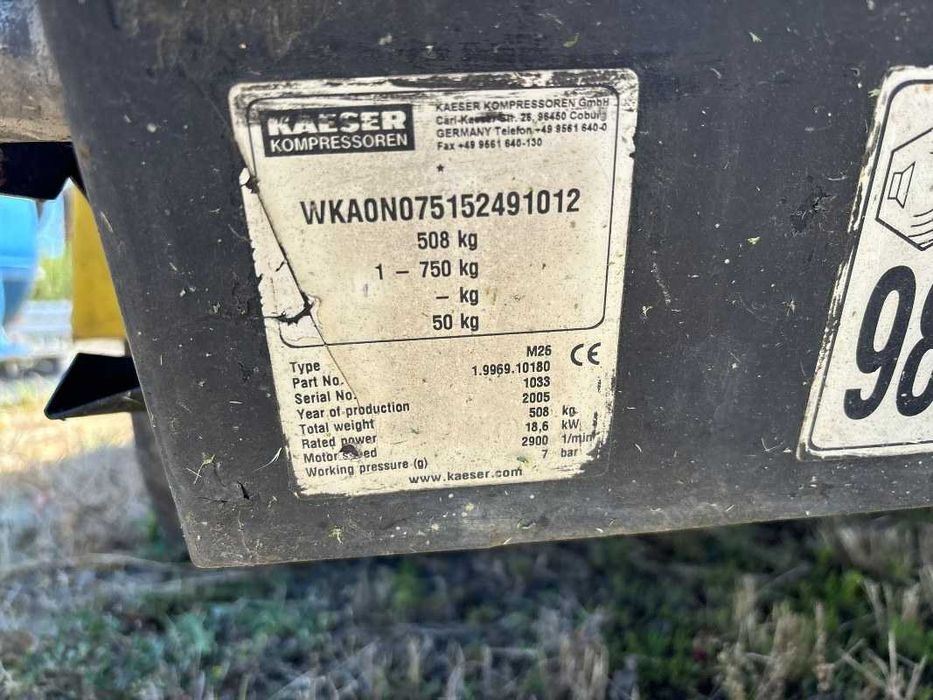 Compresor de aer mobil Kaeser M25