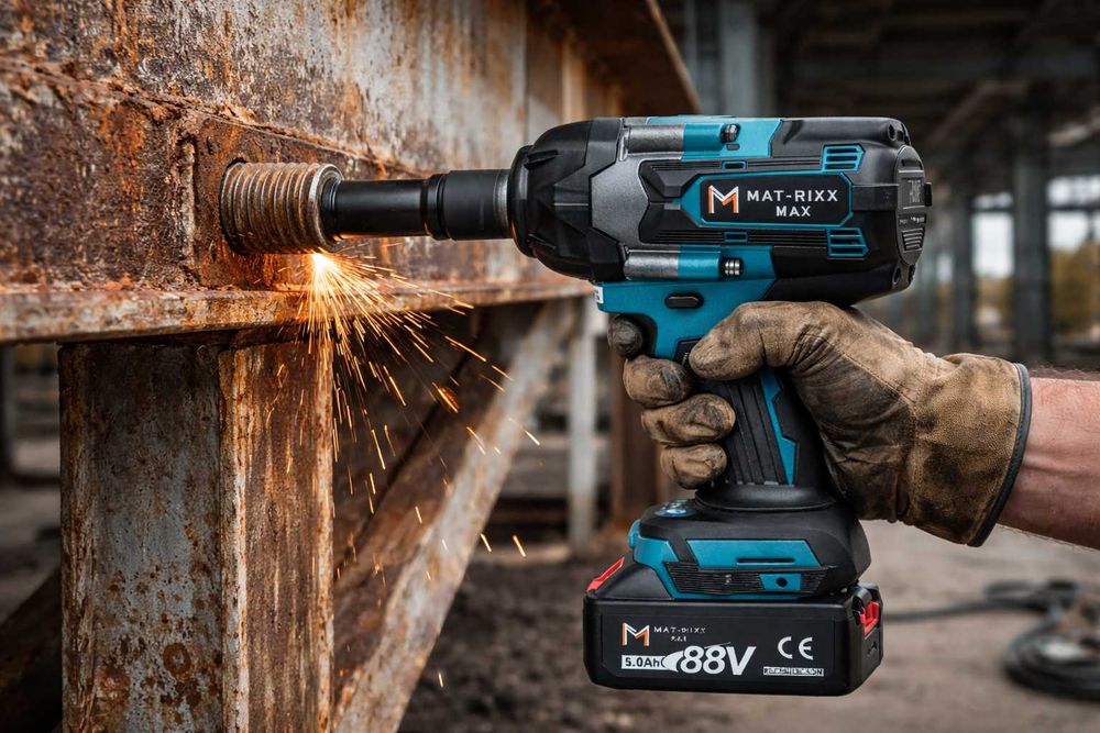 Cheie Impact Brushless 88V 2 Acumulatori 5.0Ah