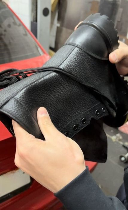 Берцы летние кожа натуралка