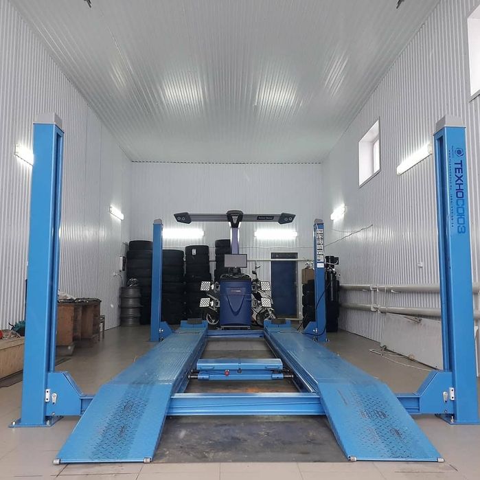 Развал схождения 3д . Шиномонтаж