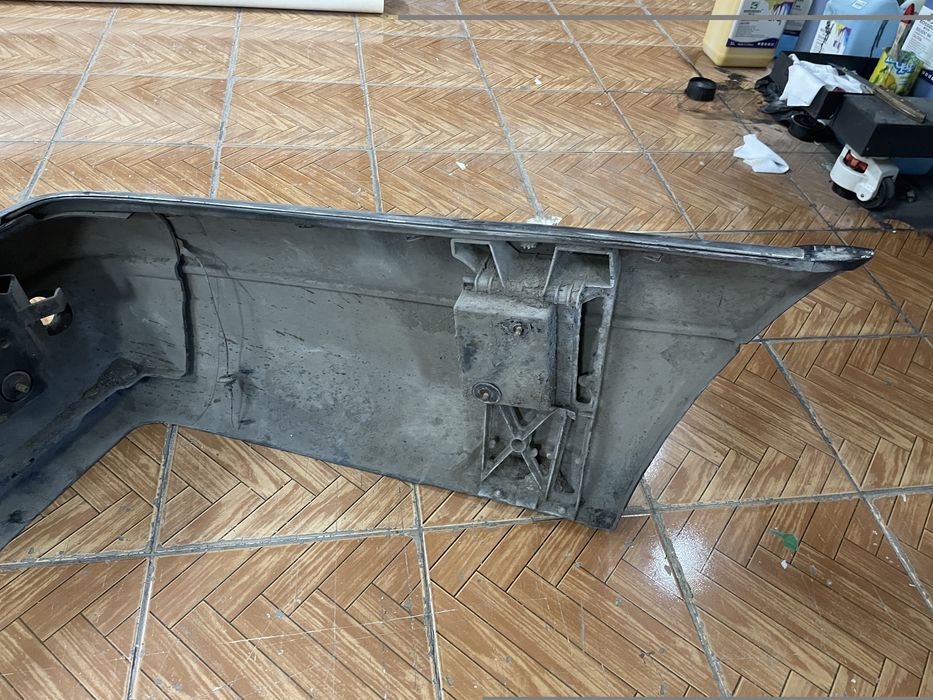 Задний бампер рестайлинг с никелем мерс 140