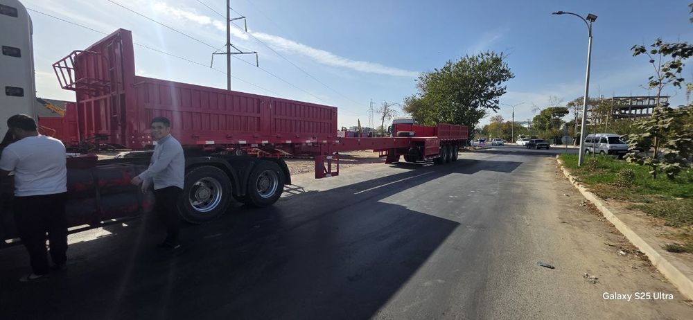 Узаювчи полуприцеп 21 м контейнеровоз универсал