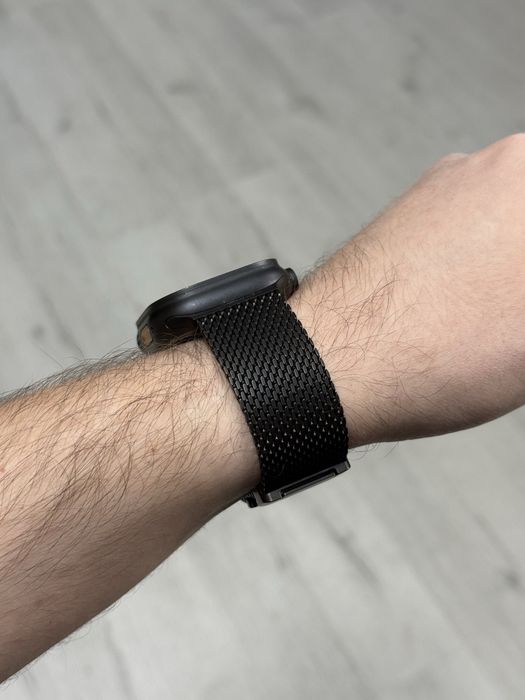 Apple Watch Ultra 2 / 49MM / Negru / Baterie 96% / Curea Titanium / Curea Trail