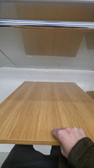 Сгъваемо бюро(маса) бяло и дъб 100х60см