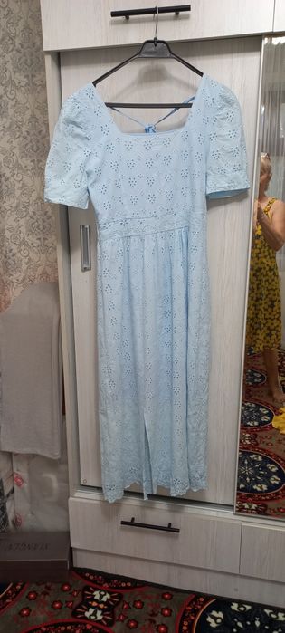 Платье кружевное,бу