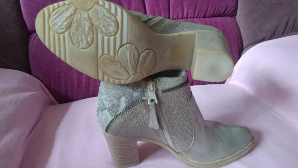 Botine elegante de piele naturala de la MJUS marimea 37 - 37,5