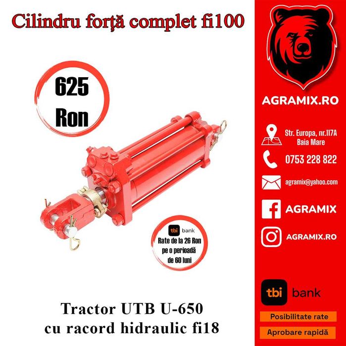 Cilindru forta complet fi100 tractor UTB U-650 Agramix nou