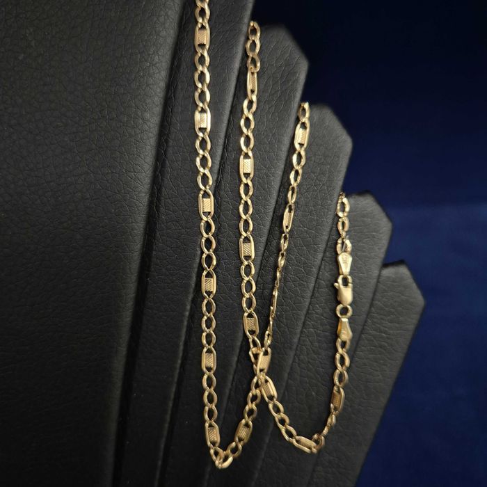 ( B31680.1 / Ag28 Doi Baieti ) Lant Aur 14K - 4.36 grame / 1962 lei