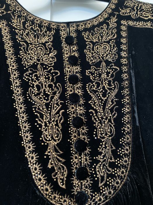 Платье из королевского велюра