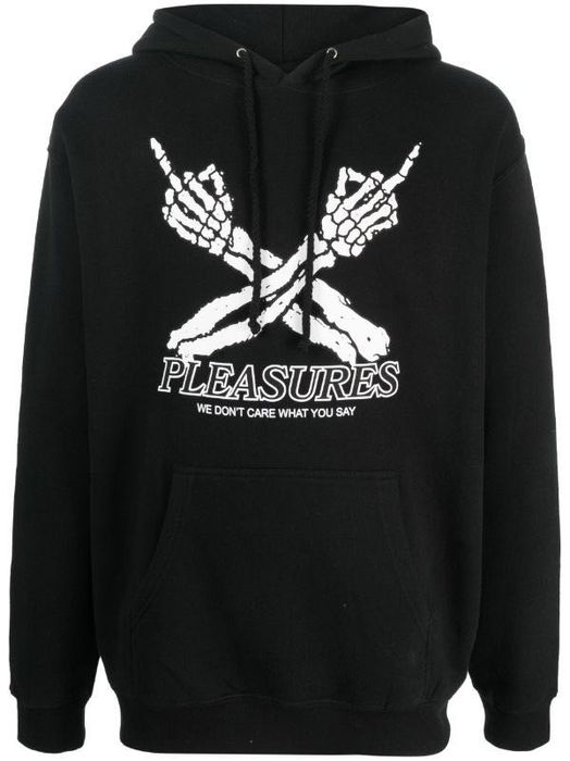 Pleasures hoodie we don t care