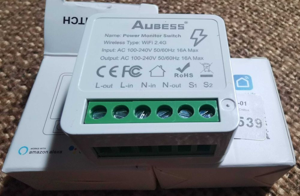 Releu Smart Life / Tuya 16A cu monitorizare consum