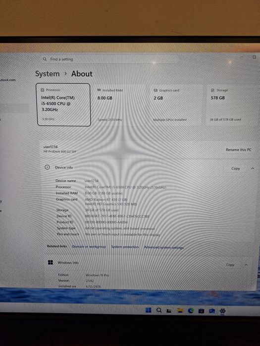 Hp Prodesk 600 G2 Procesor i5 Bucuresti Sectorul 5 • OLX.ro