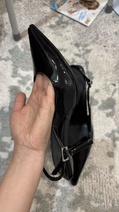 Туфли лаковые новые+ birkenstock