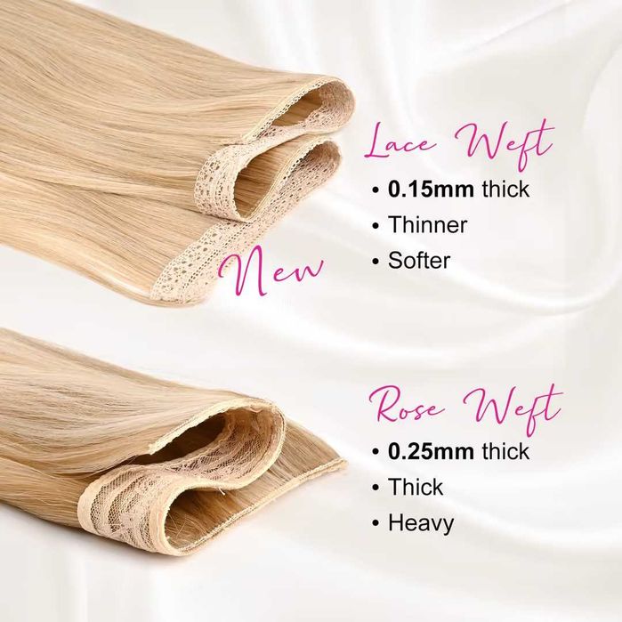 Extensii de păr blonde cu clips 24" – Blond platinat