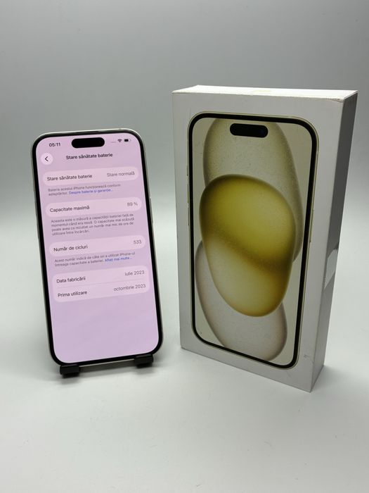 Iphone 15 - 256Gb - STARE 10/10 + Garantie
