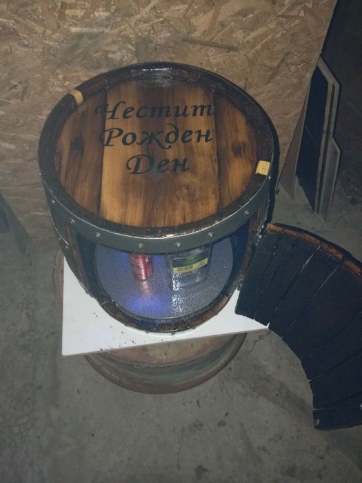 Уникален подарък за ЧРД с цветно лед осветюение лед осветление  захран