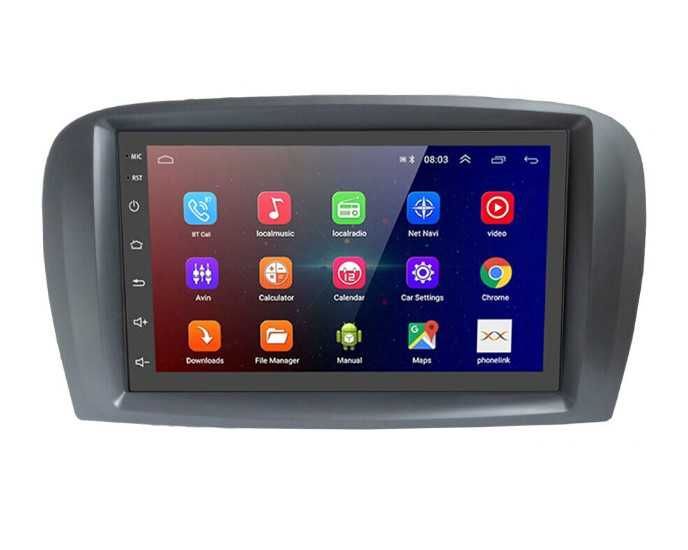 MERCEDES-BENZ SL R230 SL350 SL500 SL65 01/07 7" Андроид Нави, R14+9122