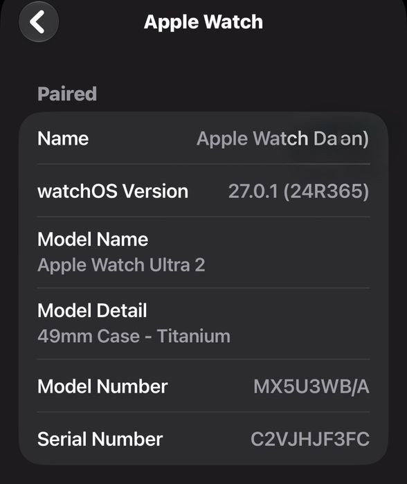 Apple watch ultra 2 black