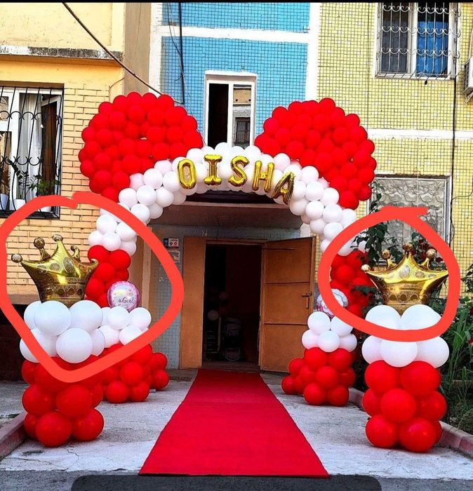 Оформление шаров