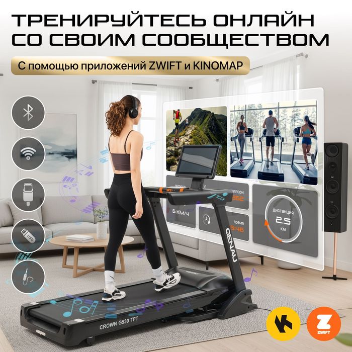 Беговая дорожка GENAU Crown G530 TFT