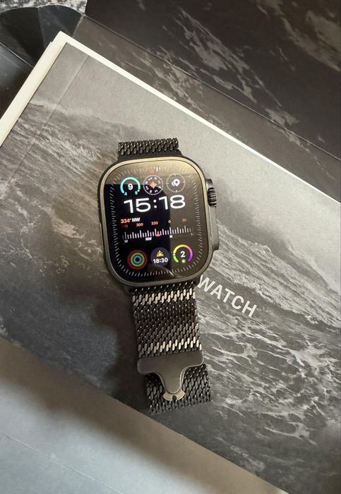 КАТО НОВ Apple Watch Ultra 2 Black Milanese 24м. Yettel
