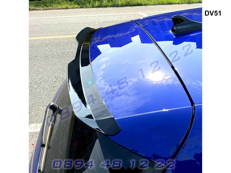 Тунинг Лип Спойлер Крило Багажник Капак VW Golf 8 Голф 8 2020+ Карбон