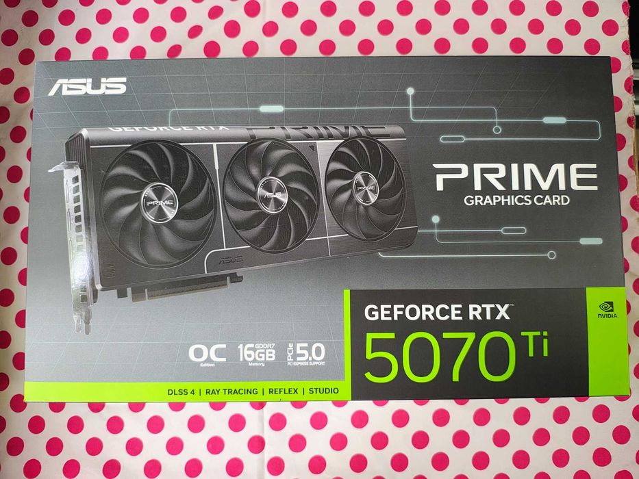 Placa video Asus RTX 5070 Ti PRIME OC 16GB GDDR7 256-bit DLSS 4.0.