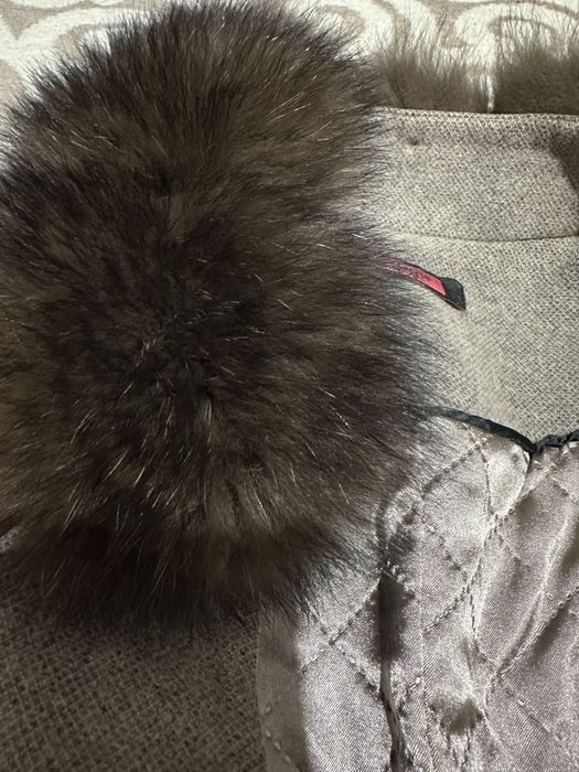 Пальто норка соболь