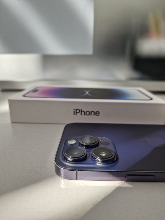 Iphone 14 Pro Max 128GB Purple. Zo'r holatda.  Kafolat beriladi!