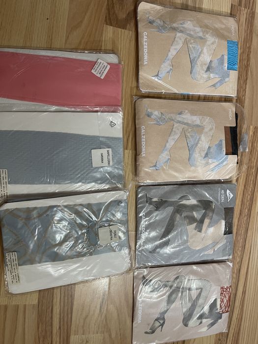 Lot dresuri  ciorapi cu chilot plasa Mura Calzedonia