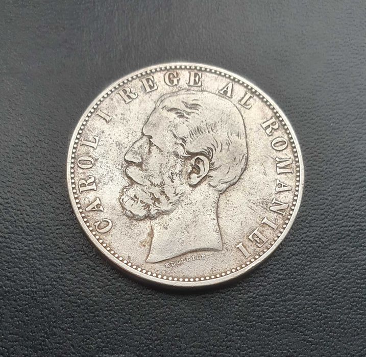 Moneda 5 lei 1883 argint