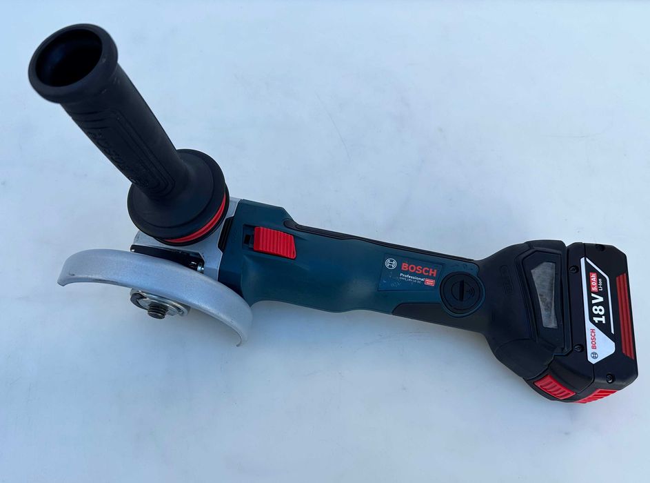 BOSCH GWS 18V-10 SC - Акумулаторен безчетков ъглошлайф като нов!