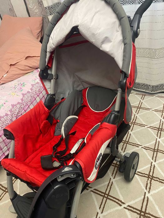 Детская коляска Chicco Cortina CX Red & Grey (оригинал)