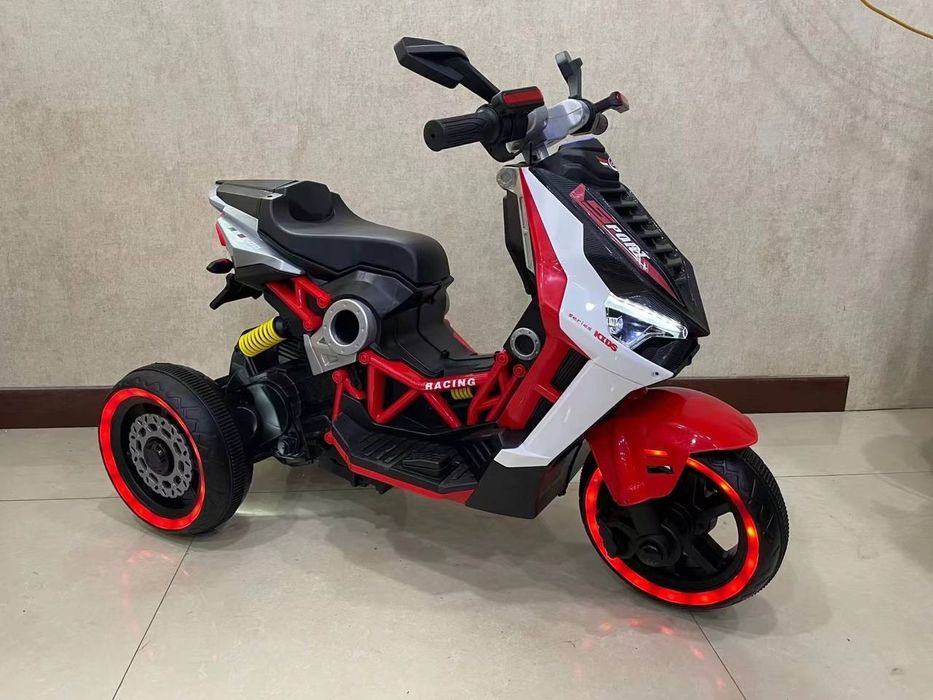 Новый детский перезаряжаемый мотоцикл