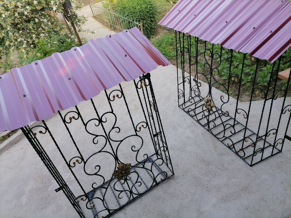 Решетка, козерок, перила ясаб установка килиб берамиз