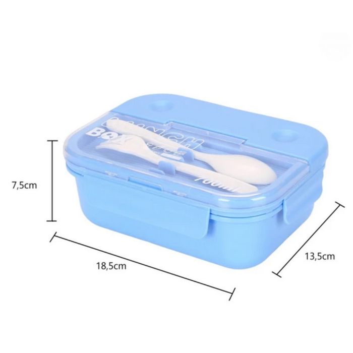 Кутия за обяд с прибори